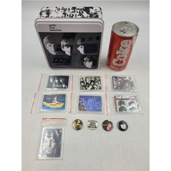The Beatles Magnets, Tin, and Vintage Pins