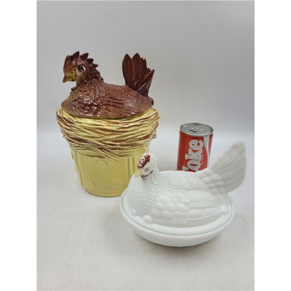 Vintage Rooster Cookie and Candy Jar