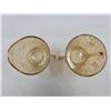 Image 2 : Vintage Jeannette Depression Glass Creamer and Sugar Set