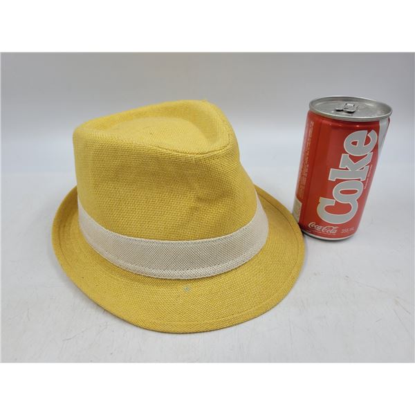 Yellow Fedora Hat