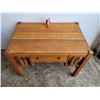 Image 2 : Antique Oak Arts and Crafts Writing Desk