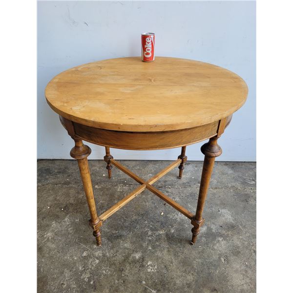 Antique Oak Lamp Table