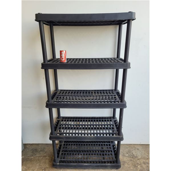 Black Shelving Unit