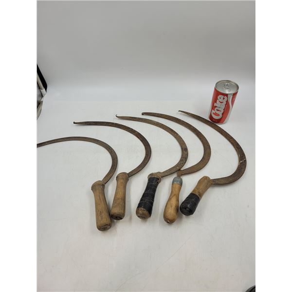 5 Vintage Scythes