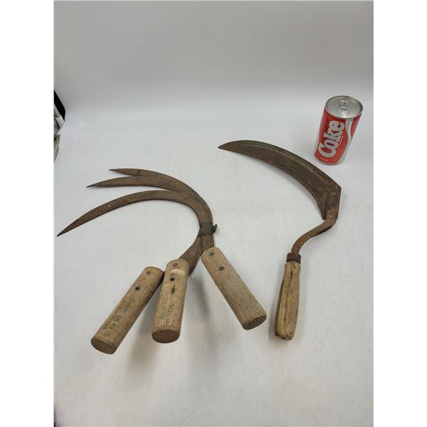 4 Vintage Scythes