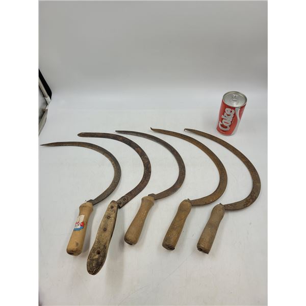 5 Vintage Scythes