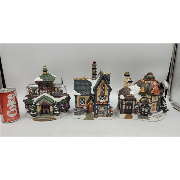 3 Ceramic Winter Villages