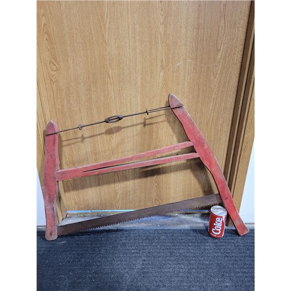 Vintage Red Buck Saw