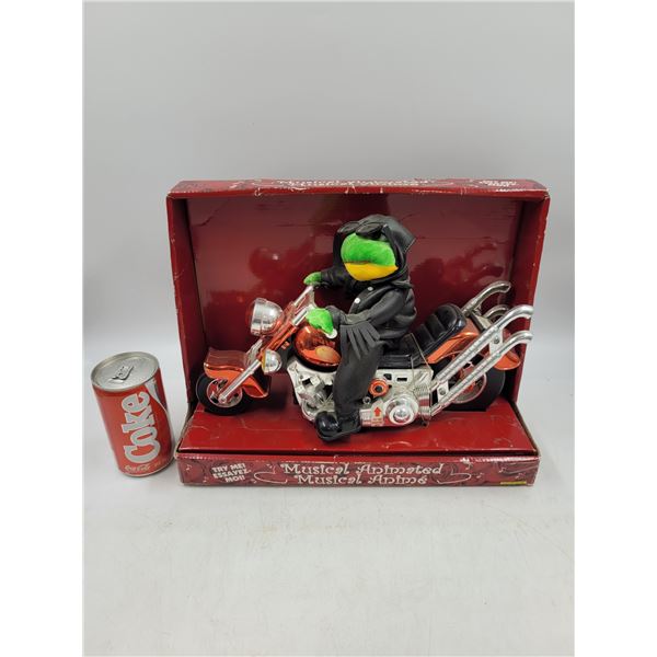 Musical Animated Motorcycle Frog