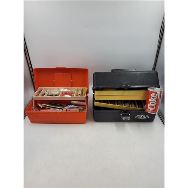 2 Tackle Boxes Full of Weights and Tackle