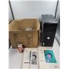 Image 1 : Dell Optiplex 320 Computer and a Box of Floppy Discs