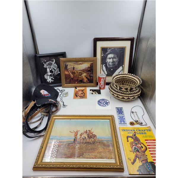 Native Pictures, Books, and Crafts