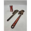 Image 1 : The Ridge Tool Co. Pipe Wrenches Made in Ohio USA