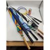 Image 1 : Umbrella and Badminton Racket Lot