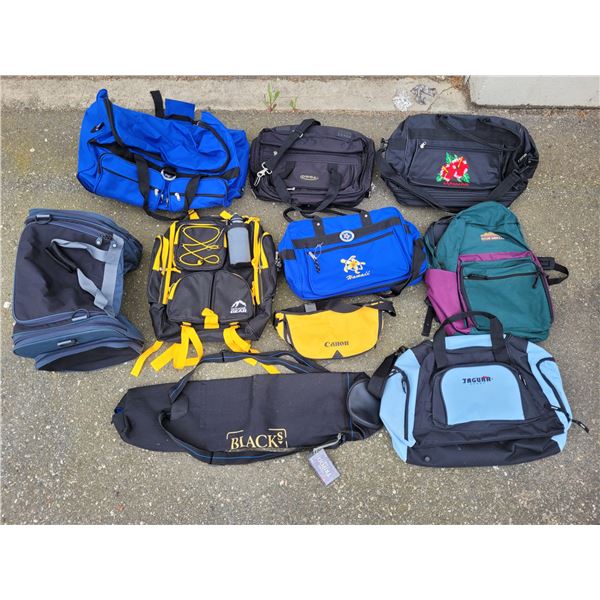 Backpack and Duffle Bag Lot