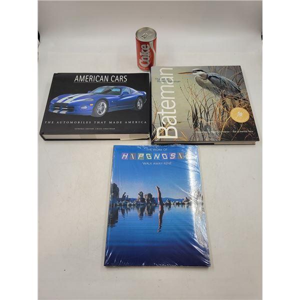 American Cars Robert Bateman and Hipgnosis Book Lot