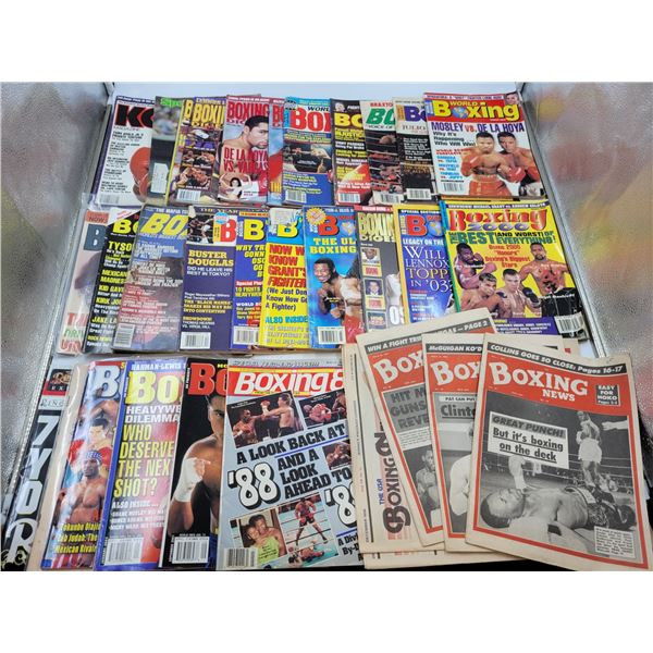 Vintage Boxing Magazine Lot