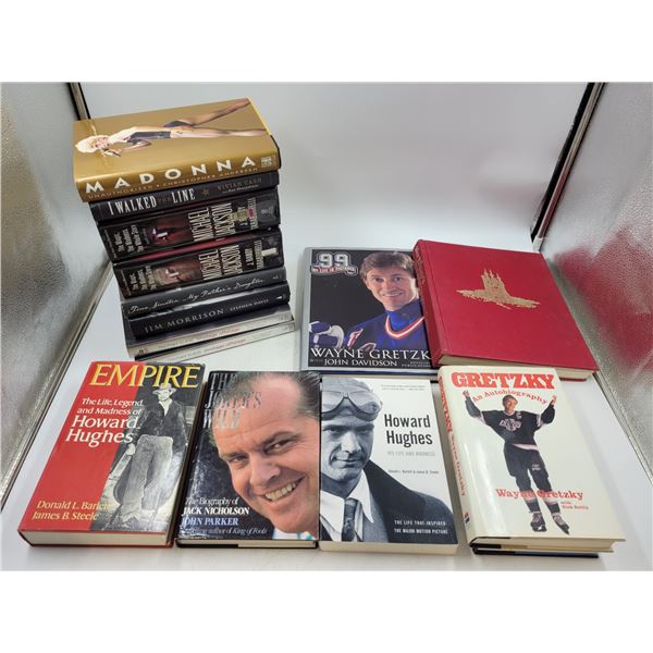 Music, Movie and Sports Book Lot