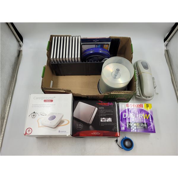 Electronics Lot - Rocketfish Accessories, Care Home Panel, Etc.