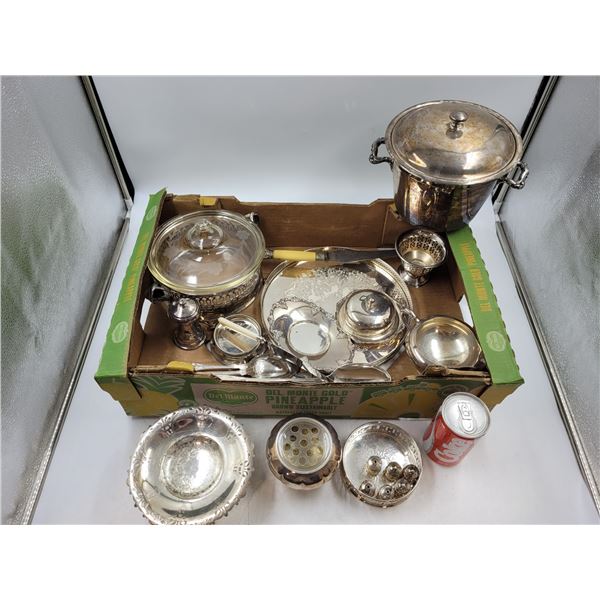Lot of Vintage Silverplate Serving Ware