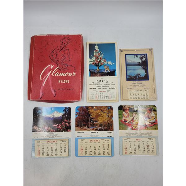 Vintage Calendar Lot