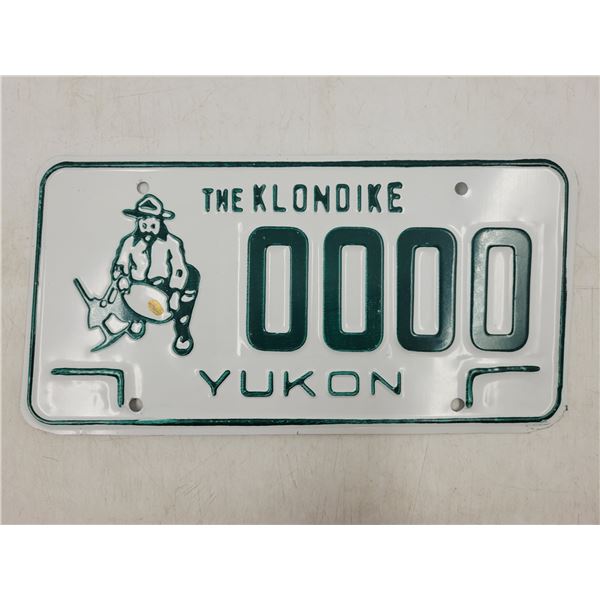NOS Yukon Sample License Plate