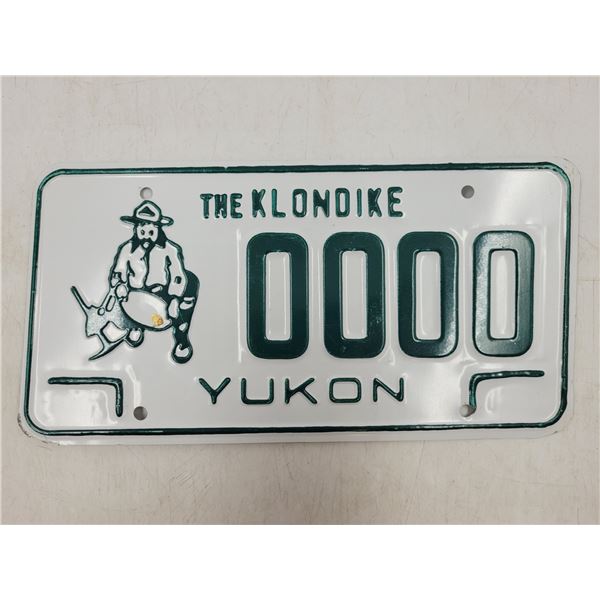 NOS Yukon Sample License Plate