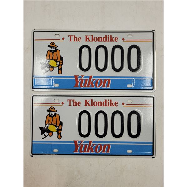 NOS Yukon Sample License Plates