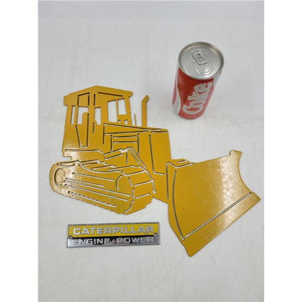 Die-Cut Caterpillar Plaque and Badge