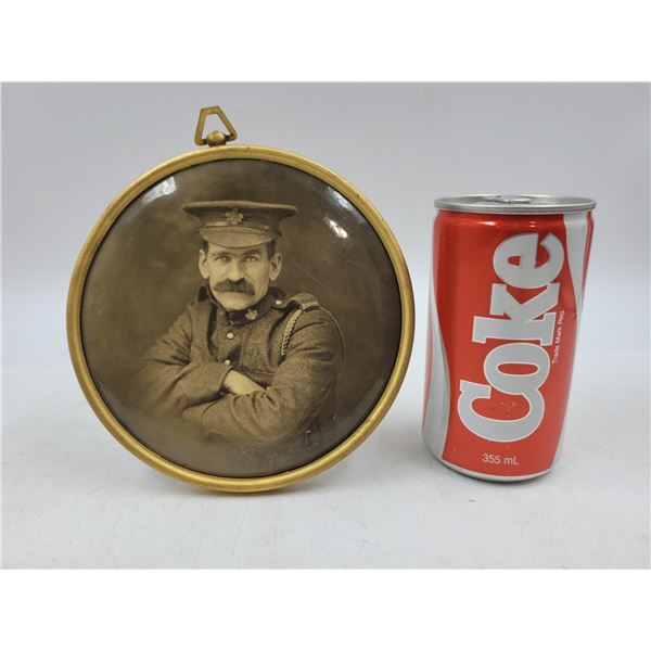 Vintage Metal Soldier Picture