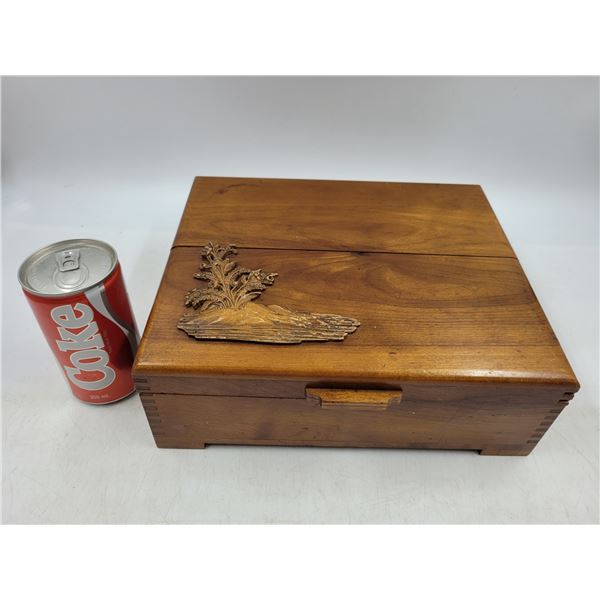 Vintage Wooden Trinket Box