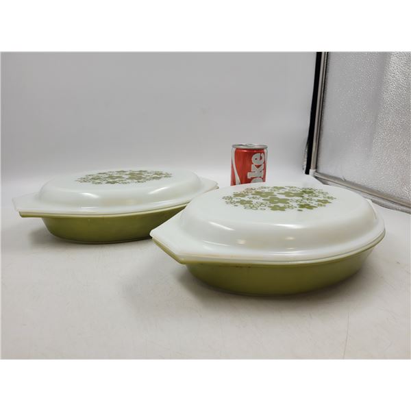 2 Vintage Pyrex Serving Bowls