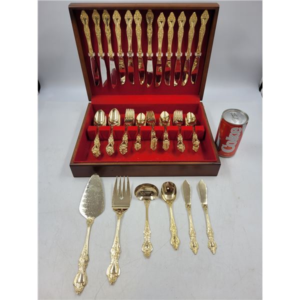 Vintage Gold Cutlery Set