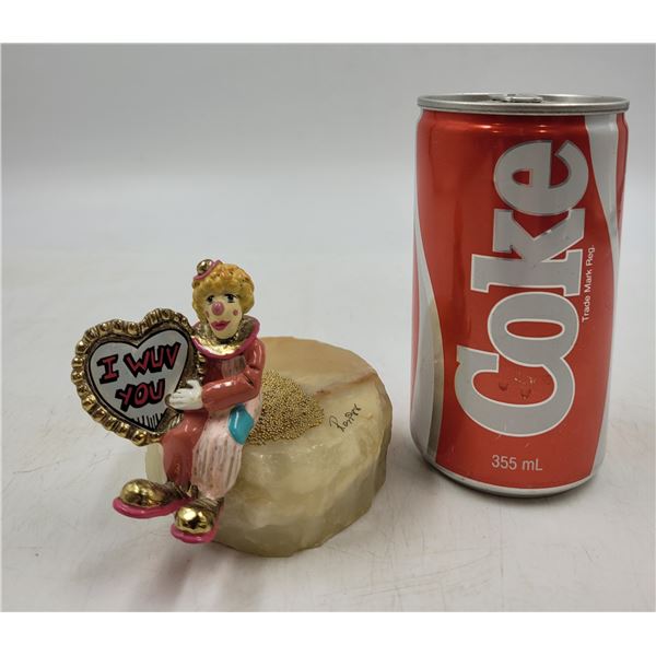 RON LEE 88 "I WUV YOU" Clown Metal Figure