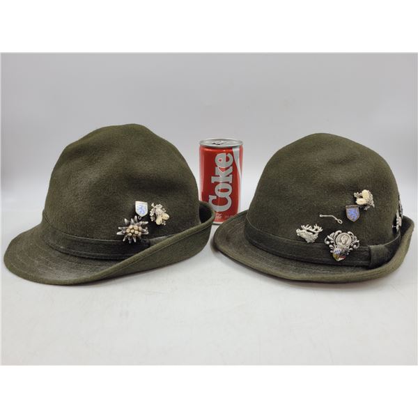 Vintage Anton Pichler, F.N Breindl Hats