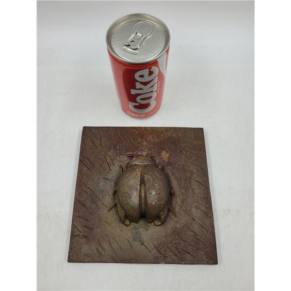 Vintage Cast Iron Lady Bug Wall Décor