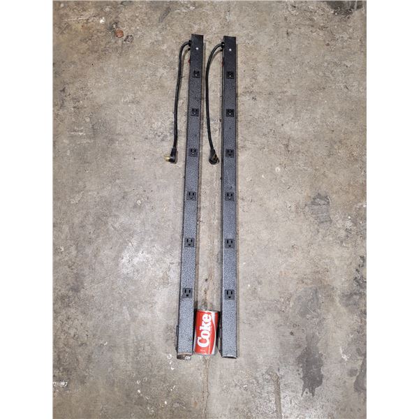 2 Metal Outlet Power Strips