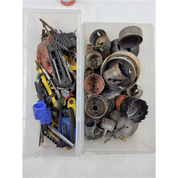 Atom Keys & Hole Saw Blade Lot