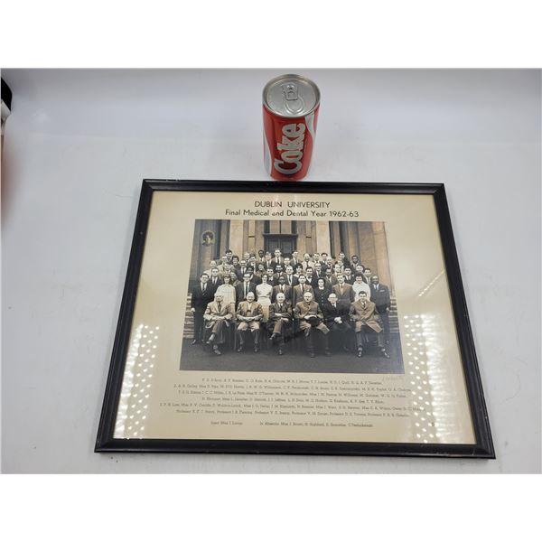 Vintage Framed Dublin University Medical and Dental School Picture