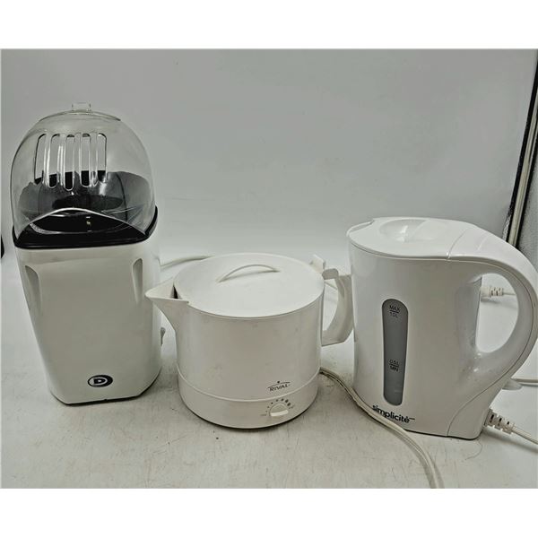 Electric Kettles and Popcorn Popper