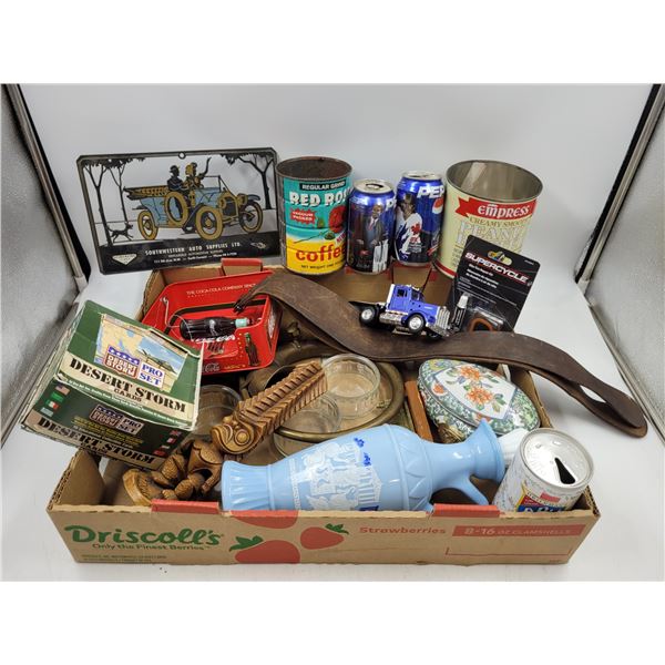 Vintage Collectibles, Vase, and Jewelry Box