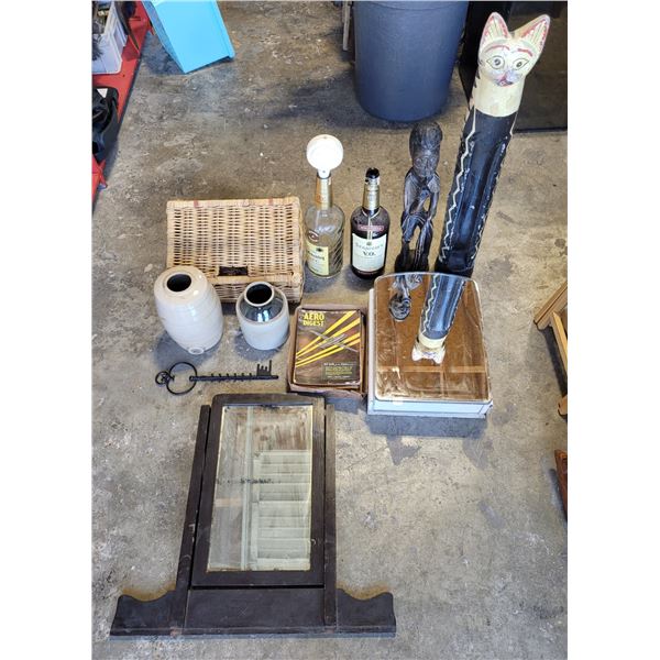 Décor, Mirror Cabinet, Mirror, and Aero Digest Magazines