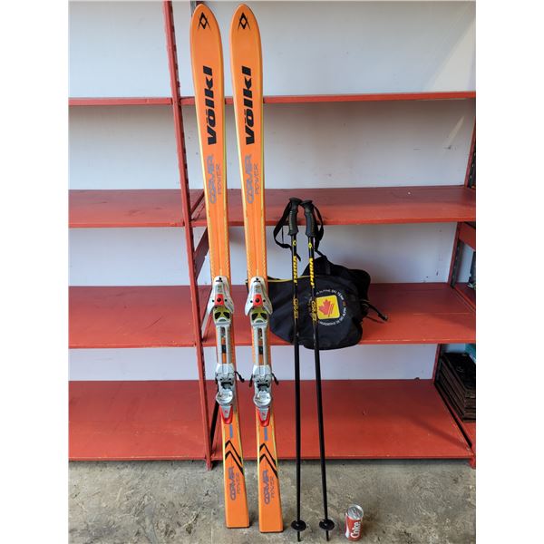 Volki Carver Power Skis and Poles
