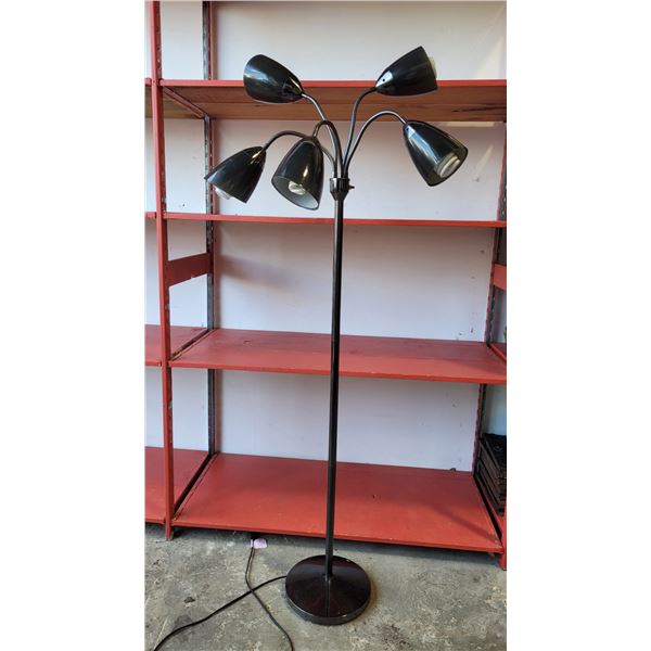 Black Gooseneck Standing Lamp