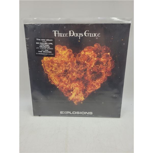 Sealed Three Days Grace Explosions Vinyl Record