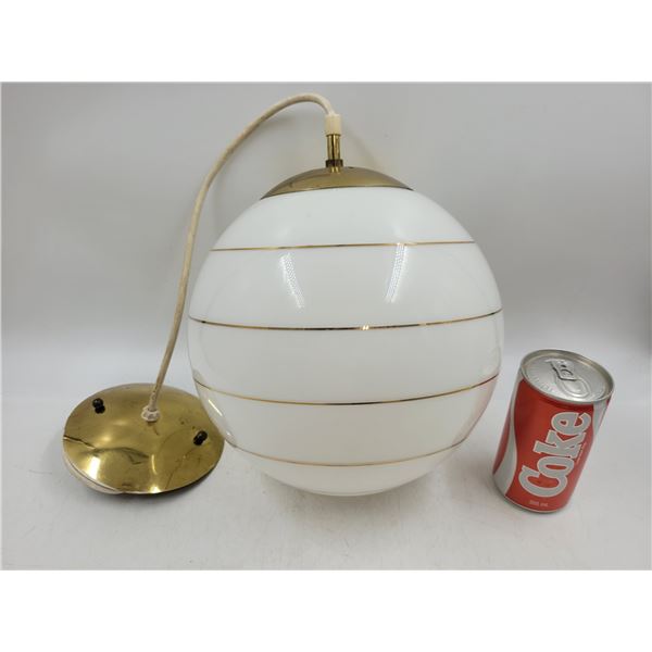 Vintage Spherical Lighting Fixture