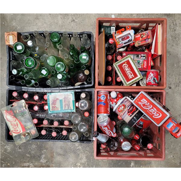 Vintage Coca-Cola Collectibles and Pop Bottles