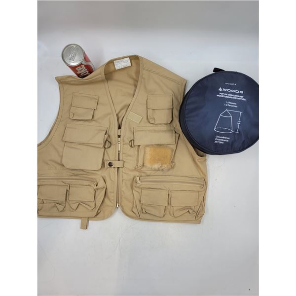 Fishing Vest and Mosquito Net