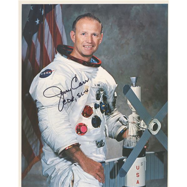 Gerald P. Carr signed photo