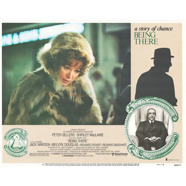Being There 1980 original vintage lobby card
